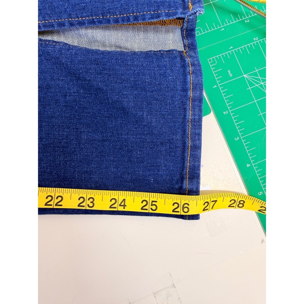 Frame Le High Straight Jeans Women 25 Blue Excellent Split Hem Helms LHSTTS394 - Picture 8 of 14